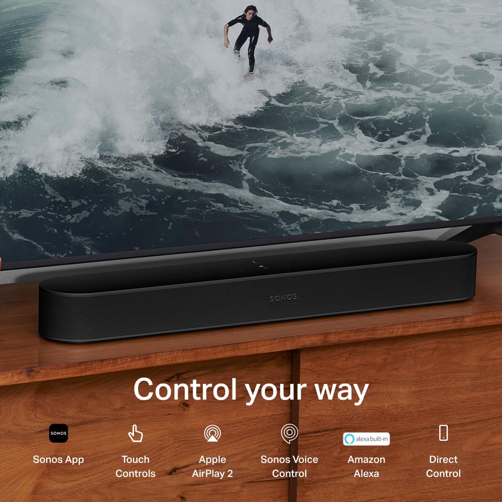 Sonos Beam Gen2 blackサウンドバー Amazon.com: Sonos Beam Gen 2 - Black - Soundbar with Dolby
